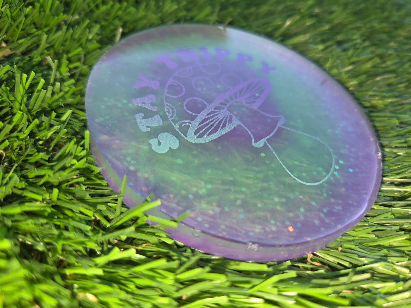 Stay Trippy Mushroom Super Glow Small Mini