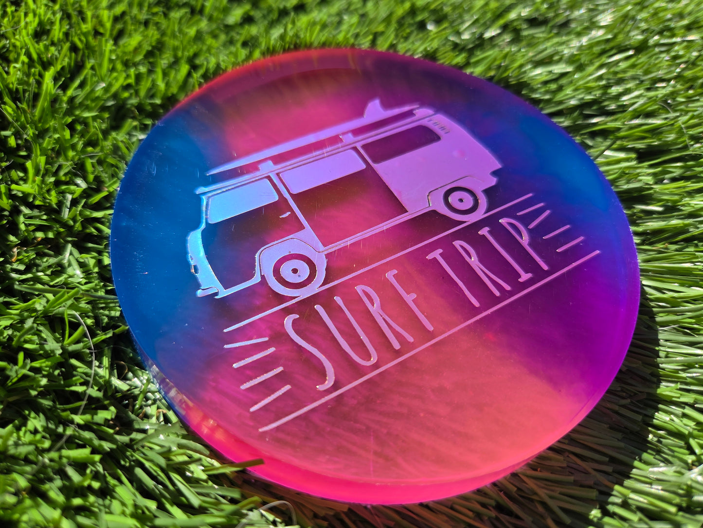 Surf Trippin VW Bus Super Glow Large Mini