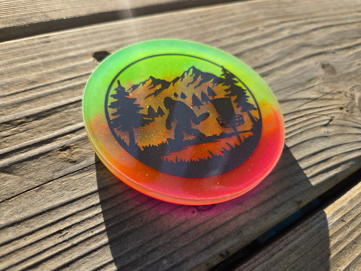 Bigfoot Playin Disc Golf / Super Glow / Mini