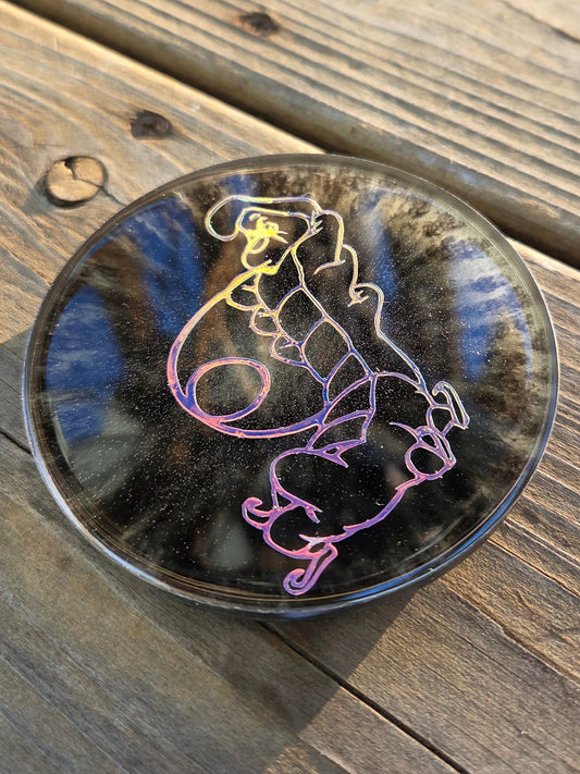 Alice's Goth Caterpillar / Glow in the Dark