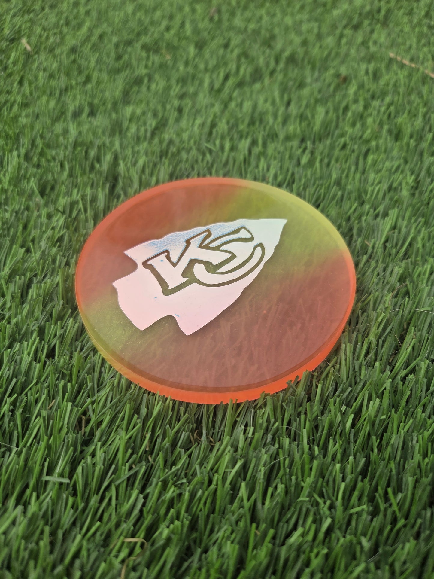 KC Chiefs Chrome Glow Vinyl / Glow in the Dark