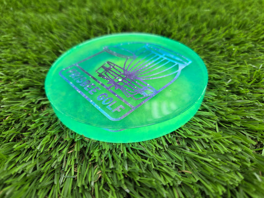 Frisbee Golf Bangin Chains Super Glow Large Mini