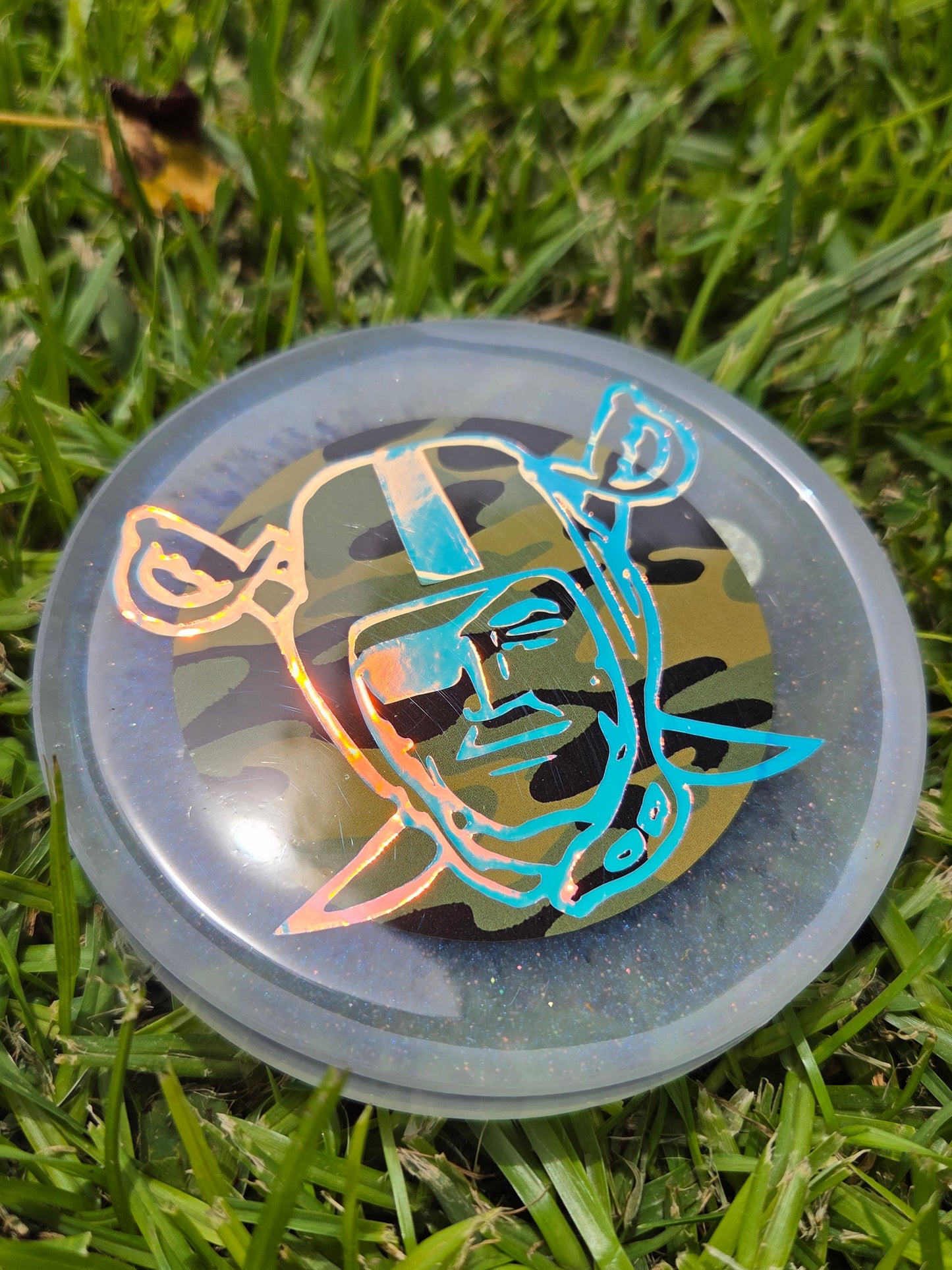 Raiders Camo Double Sided Glow Mini