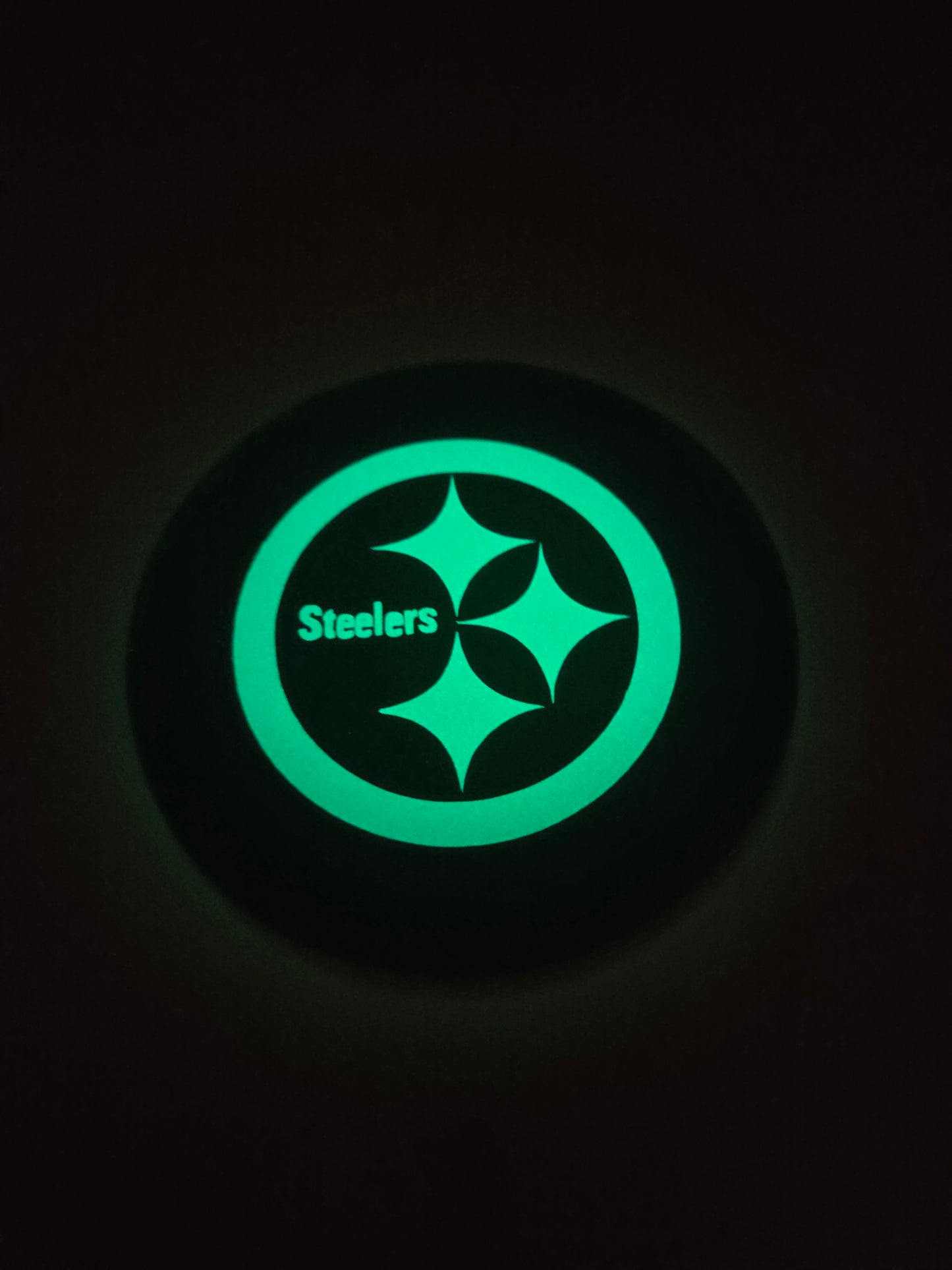 Steelers Football / Glow in the Dark Vinyl