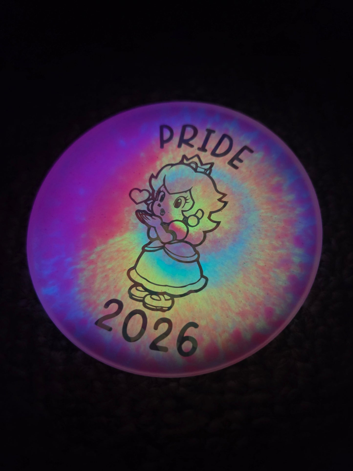 Princess Peach PRIDE 2026 / Glow / Mini / Coaster
