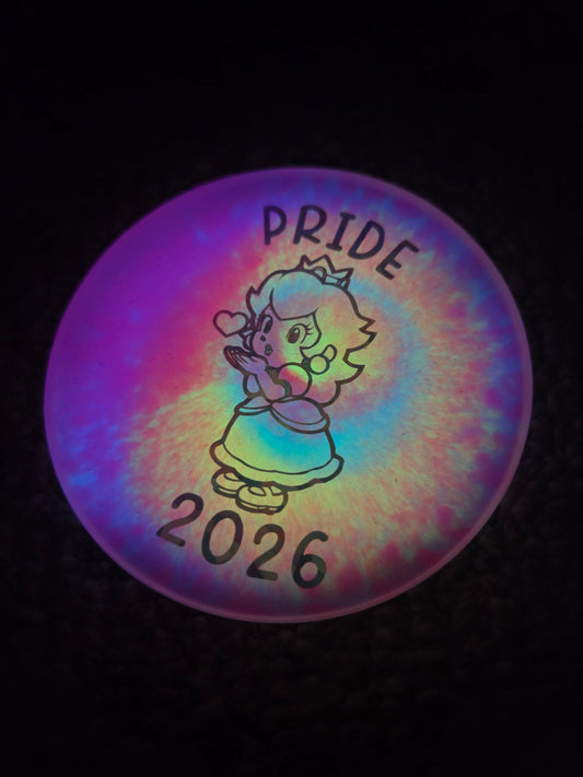 Princess Peach PRIDE 2026 / Glow / Mini / Coaster