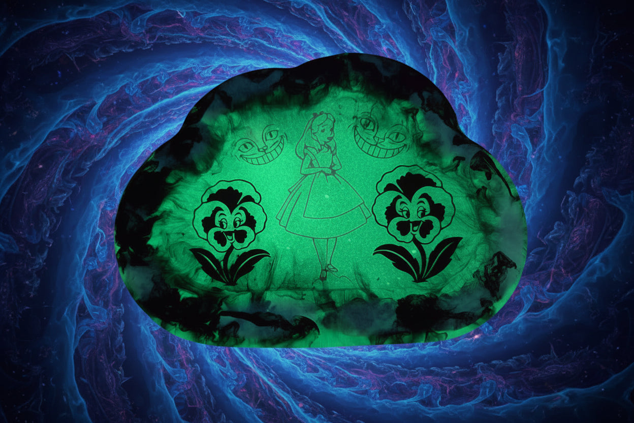 Goth Alice Fever Dream Glow in the Dark Tray