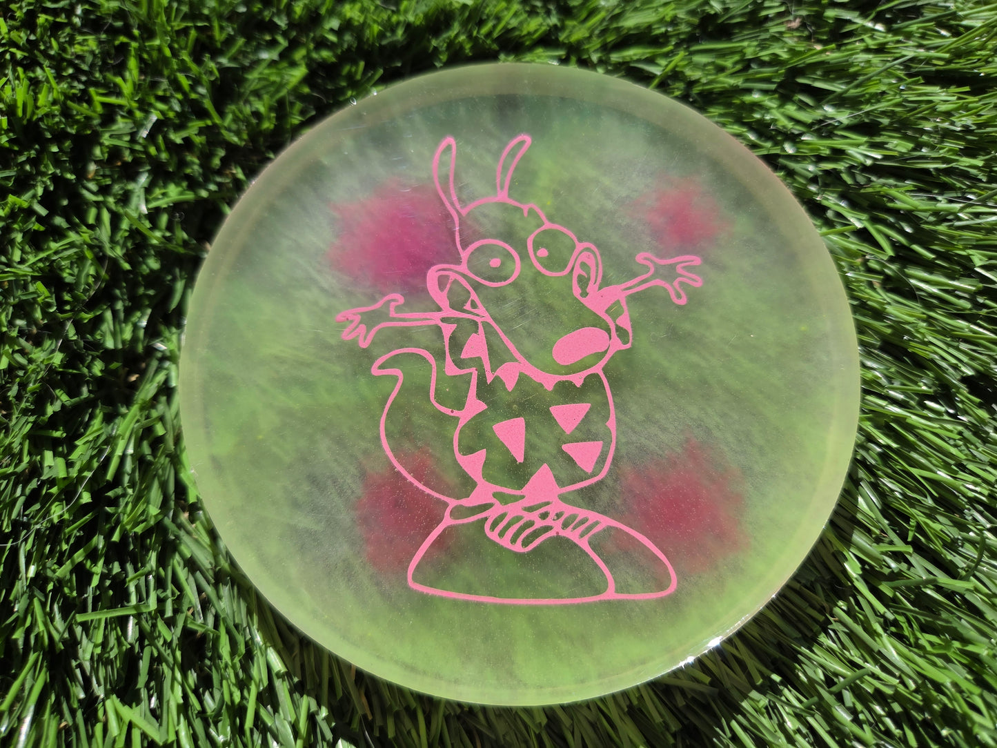Pinks and Yellows Rocko Double Glow Large Mini