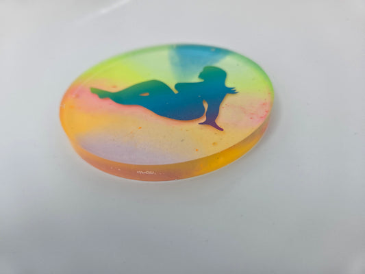 THIC CHICK HAWTIE Rainbow  Glow Small Mini CLEARANCE/DEFECT