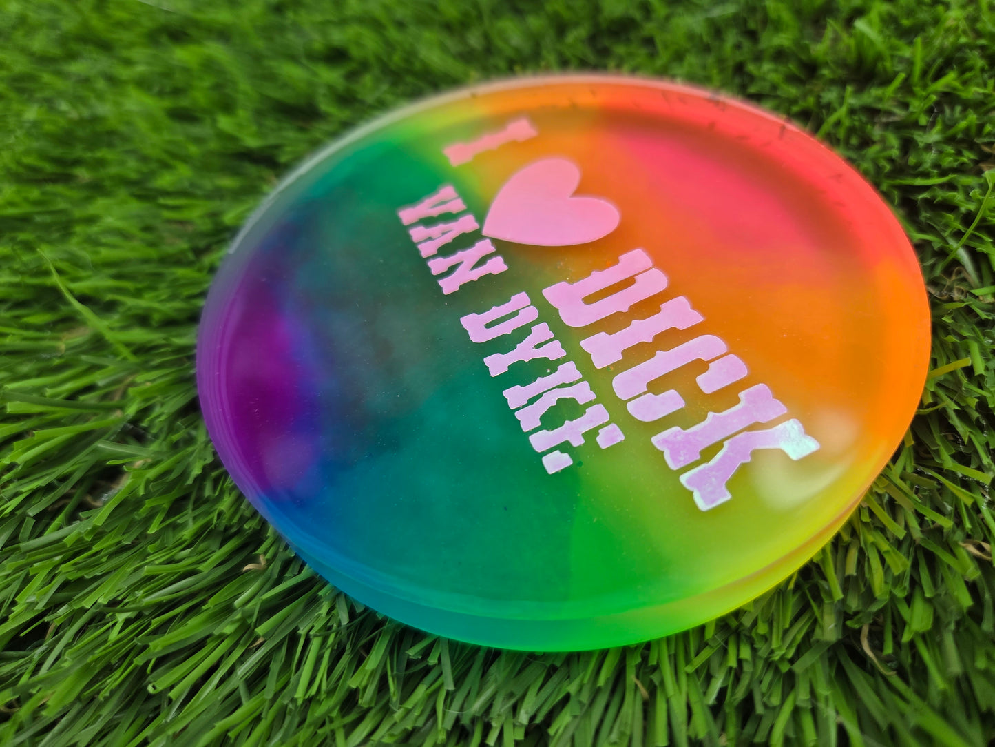 I Heart Dick Van Dyke Rainbow Super Glow Medium Mini