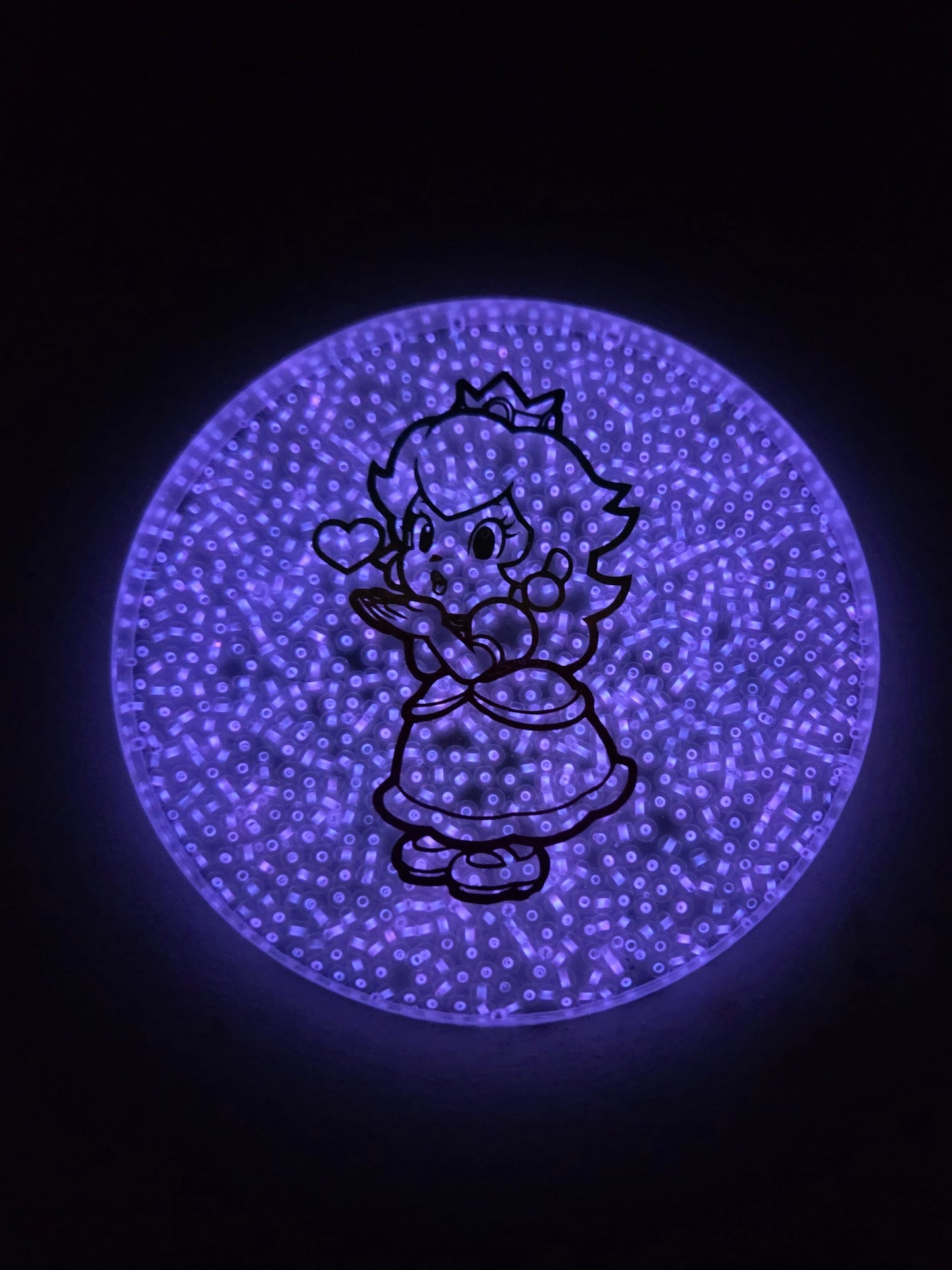 Lite Brite Princess Peach / Glow in the Dark.