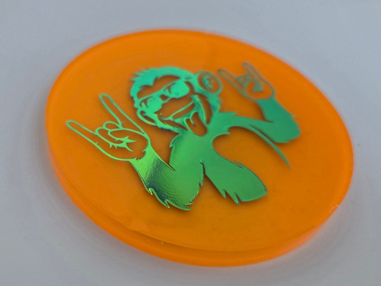 Monkey Business Glow in the Dark Coaster/Disc Golf Marker