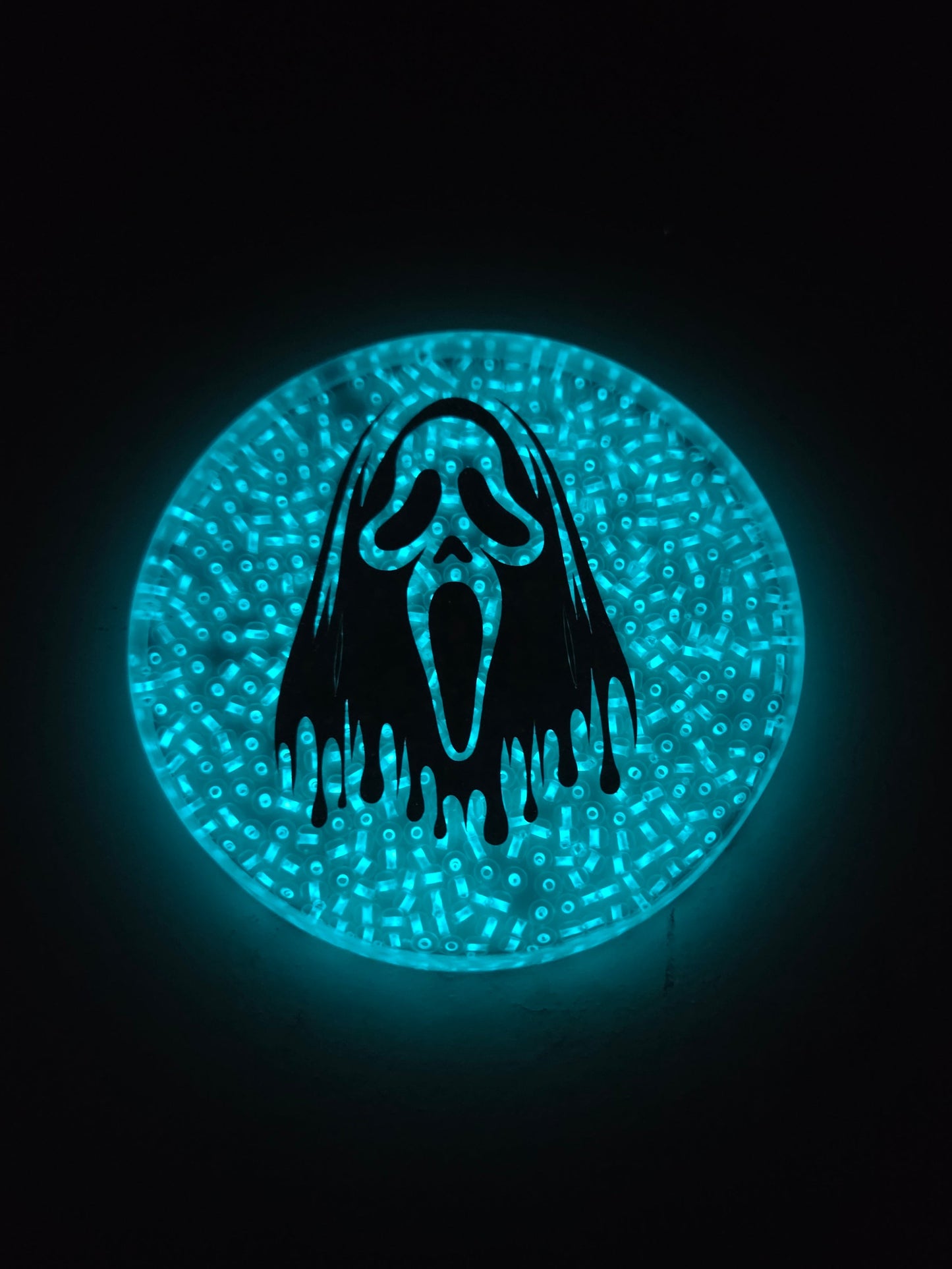 Lite Brite Ghost Face / Glow in the Dark