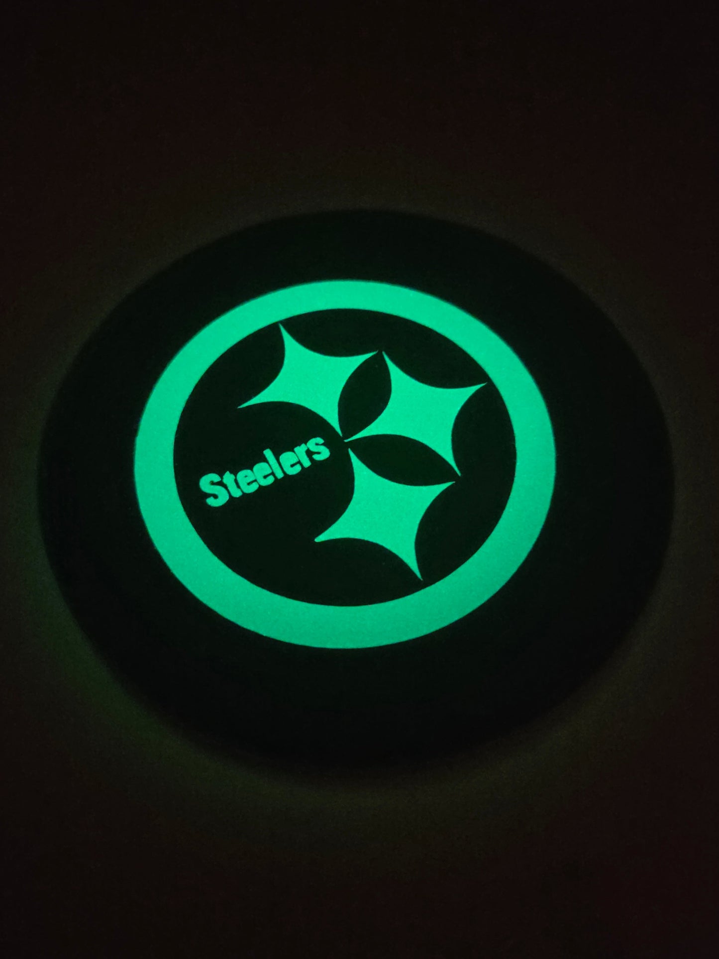 Steelers Football / Glow in the Dark Vinyl