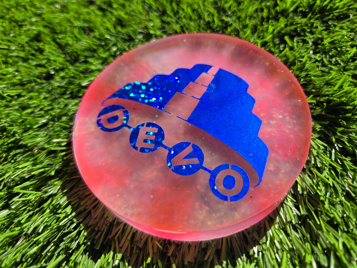 DEVO Blue Energy Dome Super Glow Large Mini