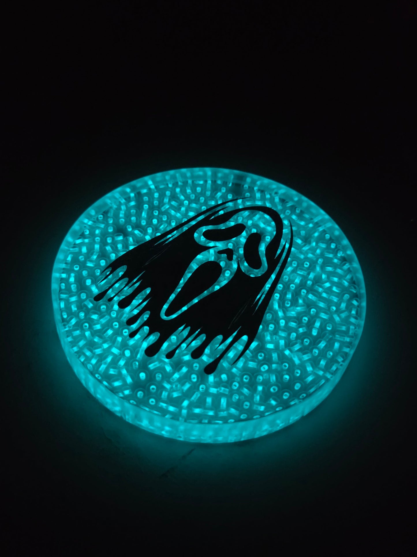Lite Brite Ghost Face / Glow in the Dark