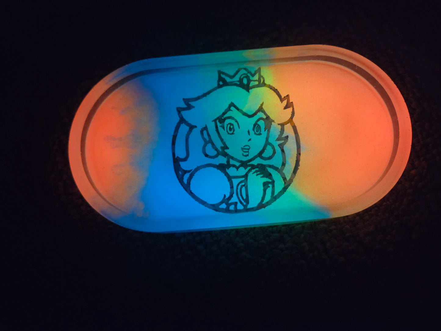 Rainbow Road Princess Peach Glow Tray