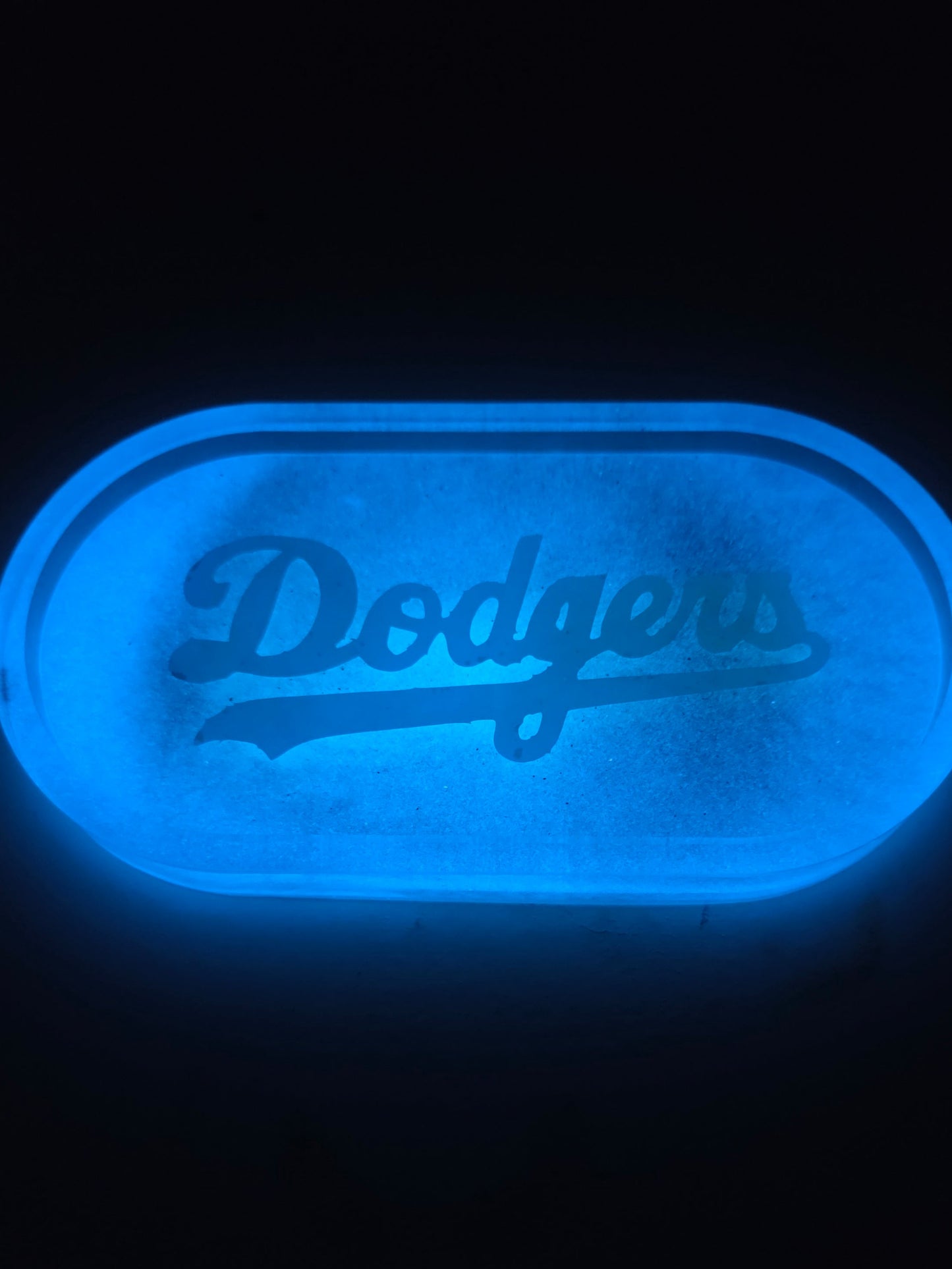 Dodger Blue Glow in the Dark Tray