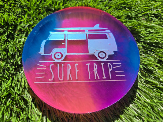 Surf Trippin VW Bus Super Glow Large Mini