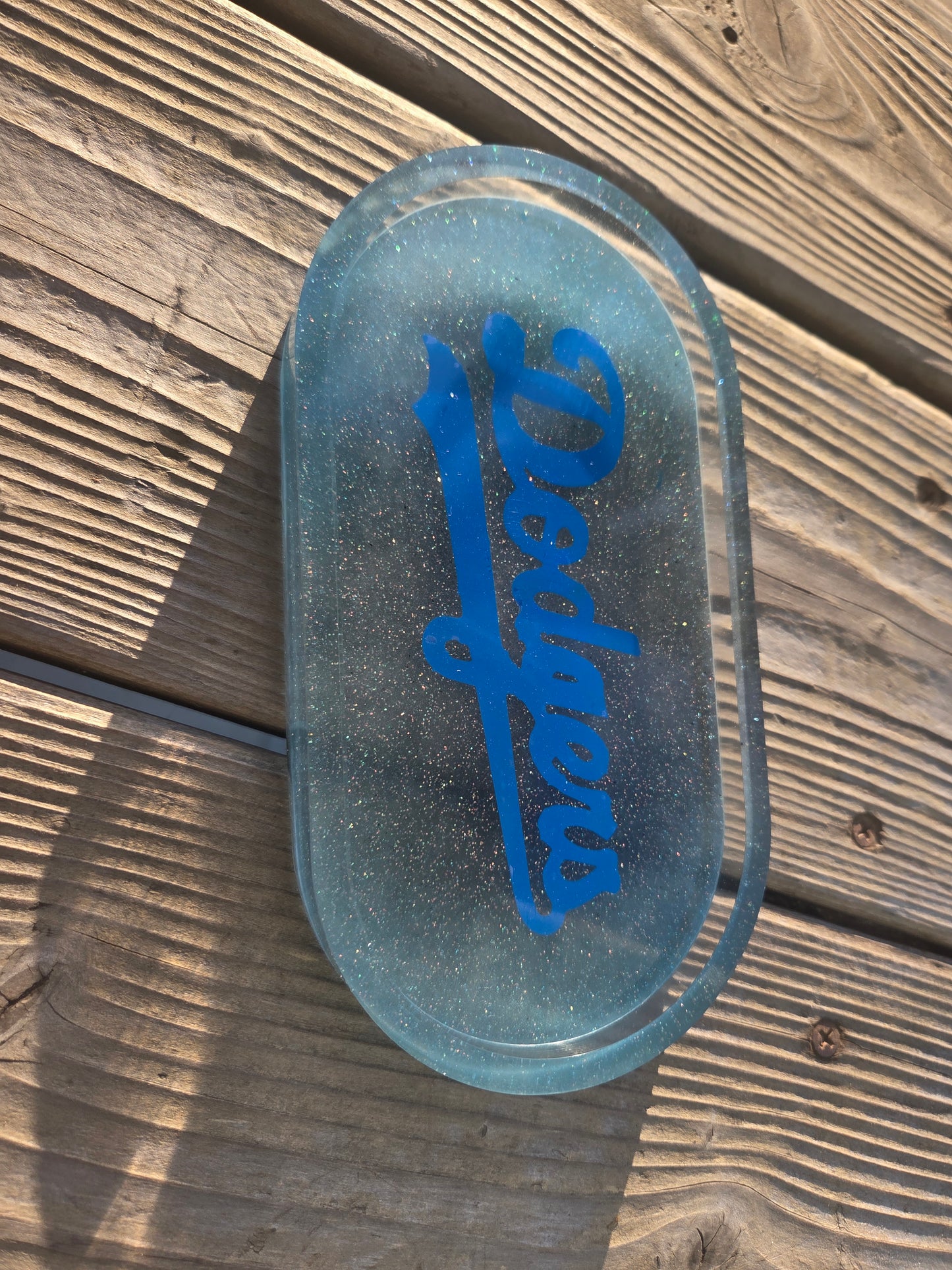 Dodger Blue Glow in the Dark Tray
