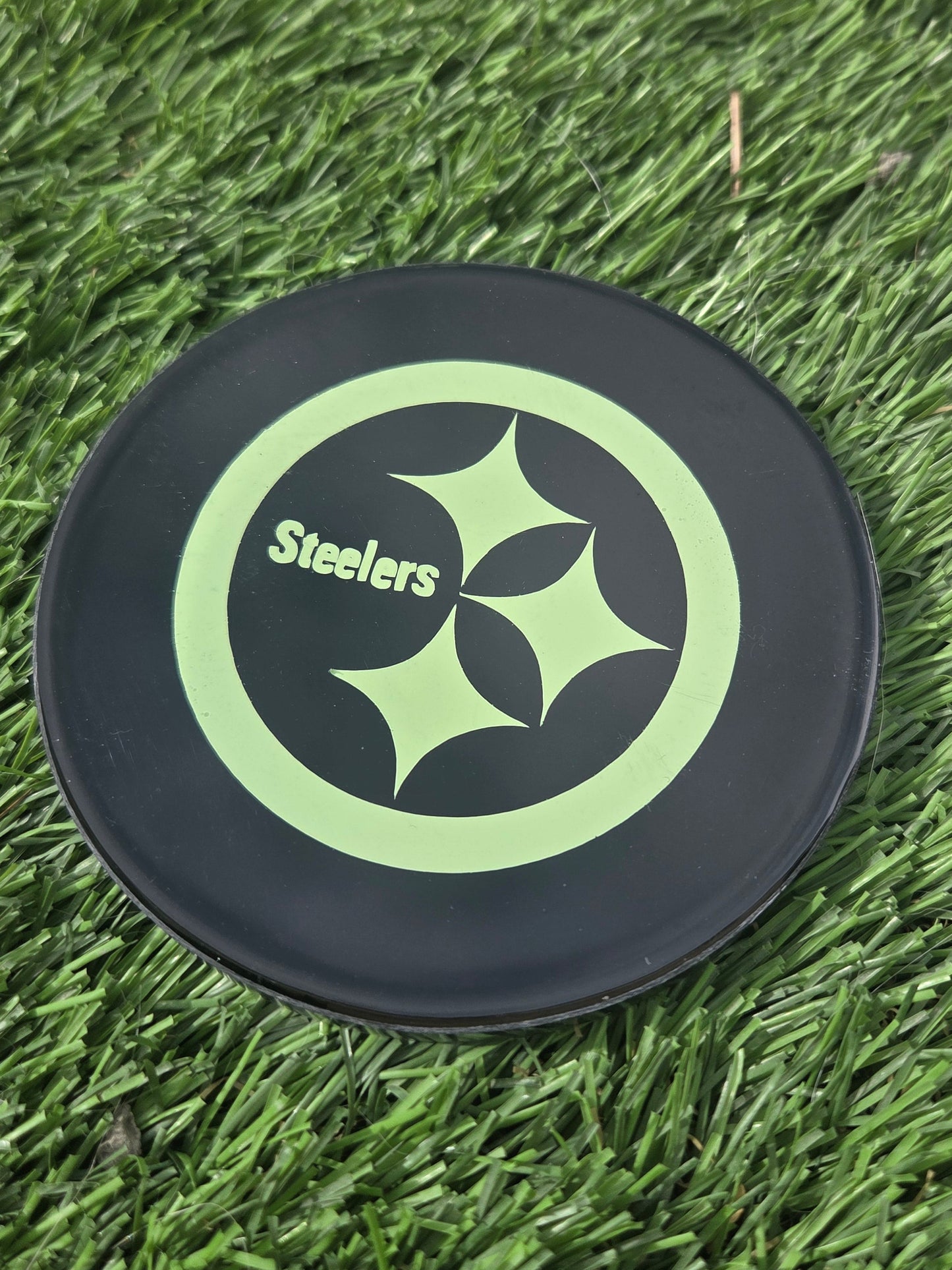 Steelers Football / Glow in the Dark Vinyl