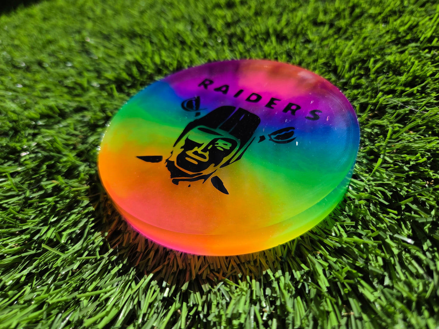Raiders Super Glow Rainbow Large Mini