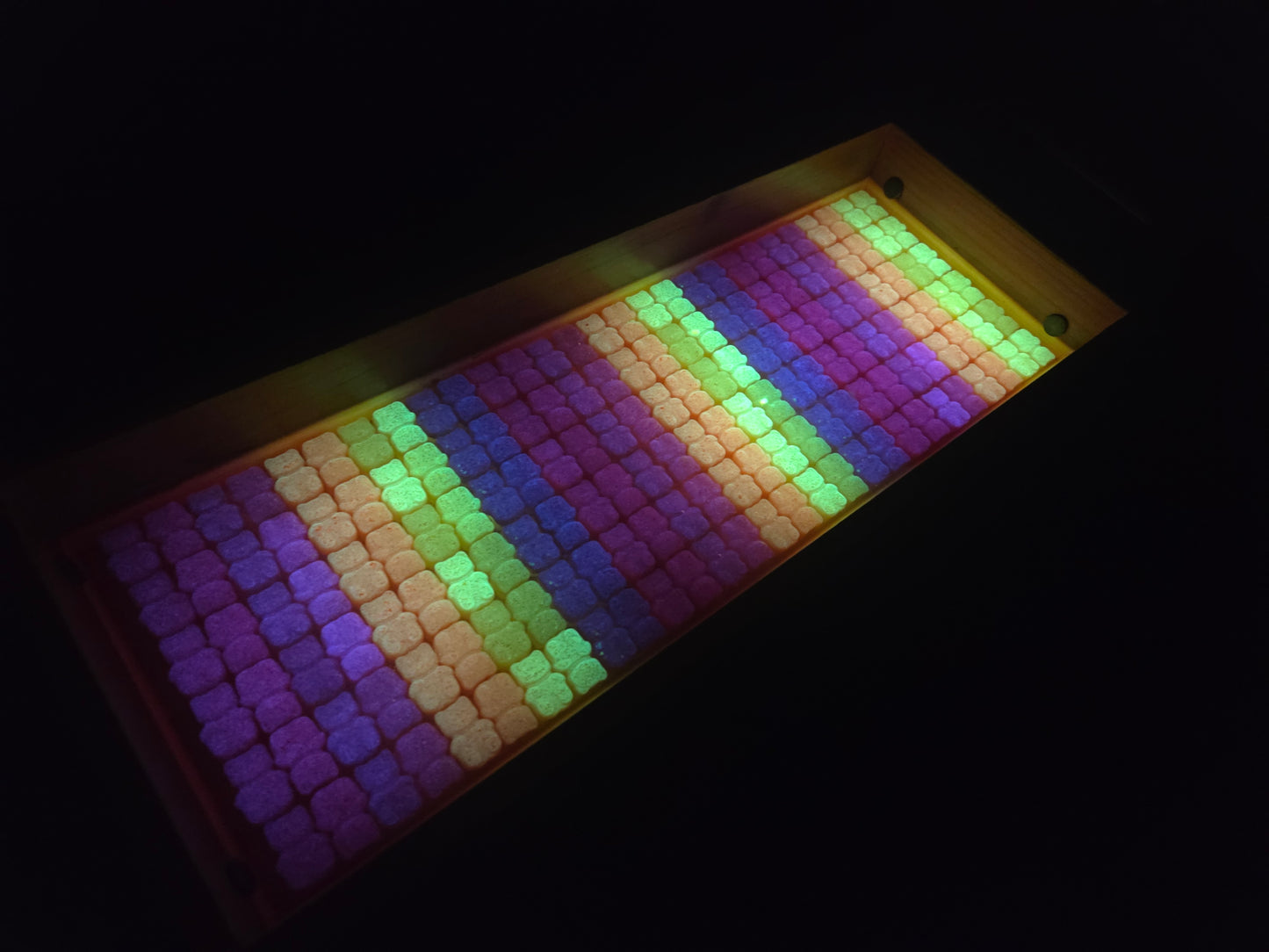 Sherbert Sunset Gummy Bear Glow in the Dark Tray