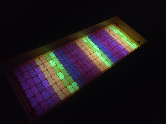 Sherbert Sunset Gummy Bear Glow in the Dark Tray