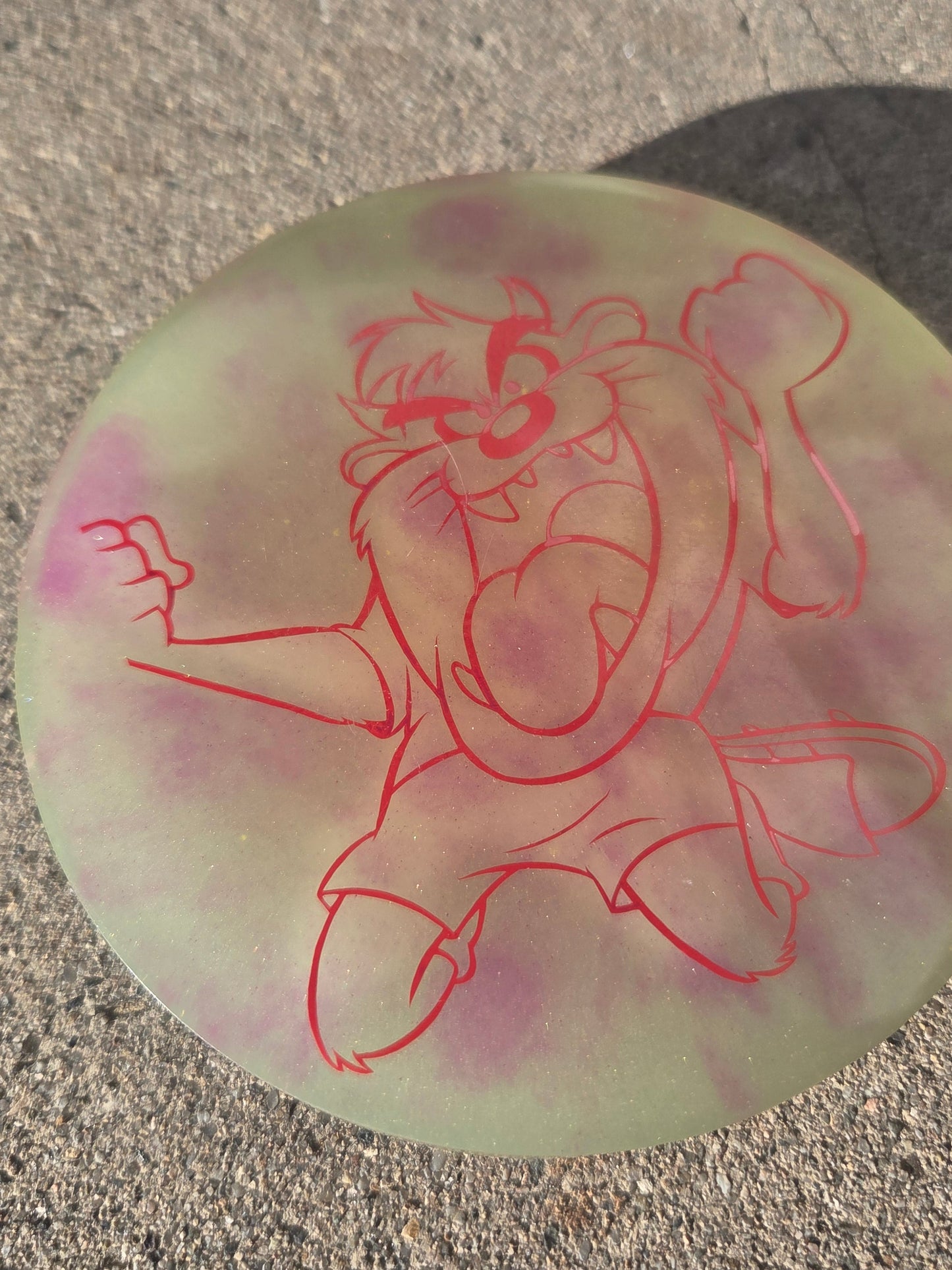 Looney Tunes Taz Gone Wild / Double Sided / Glow in the Dark