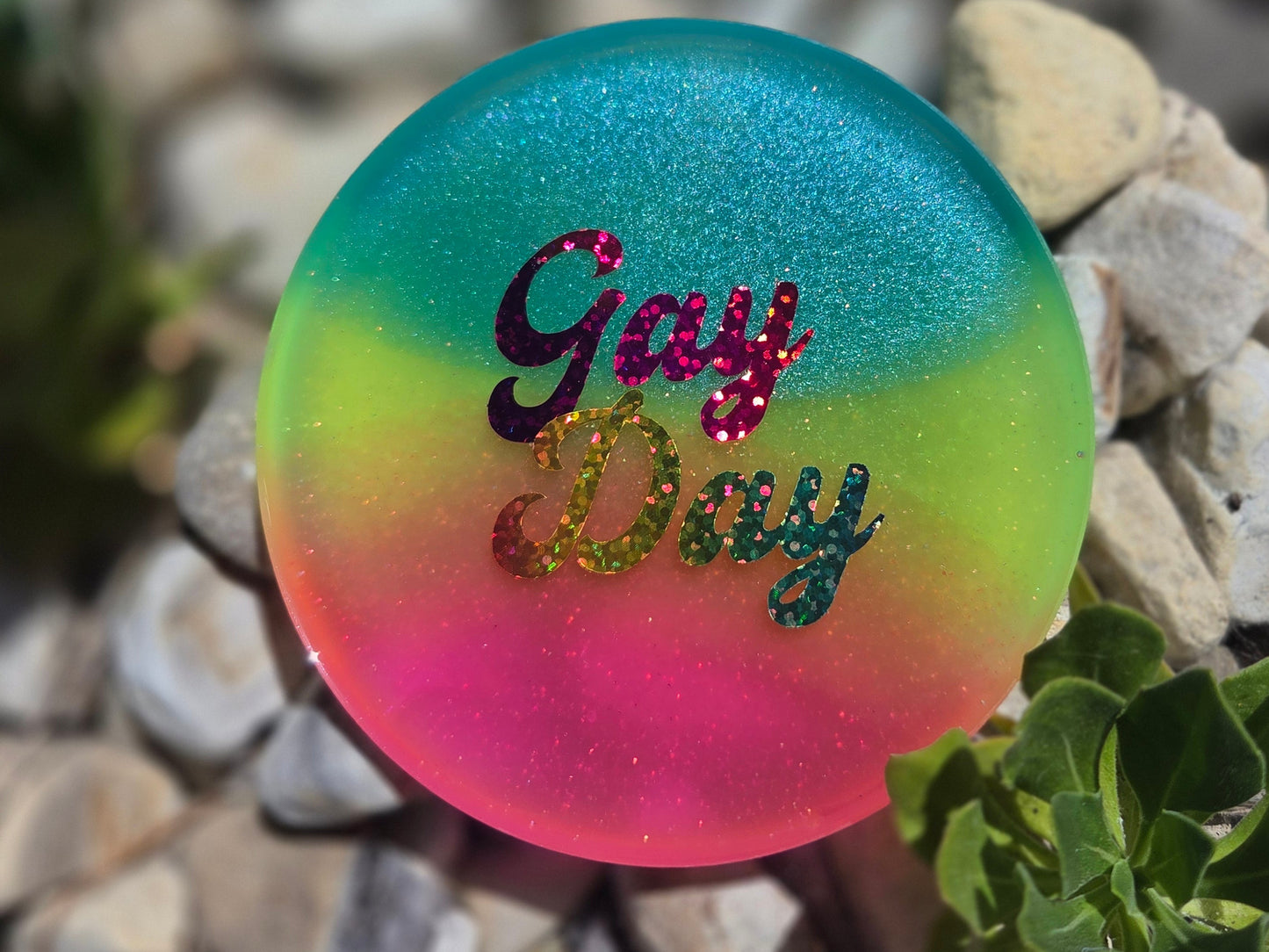 Gay Day / Glow / Mini/ Coaster