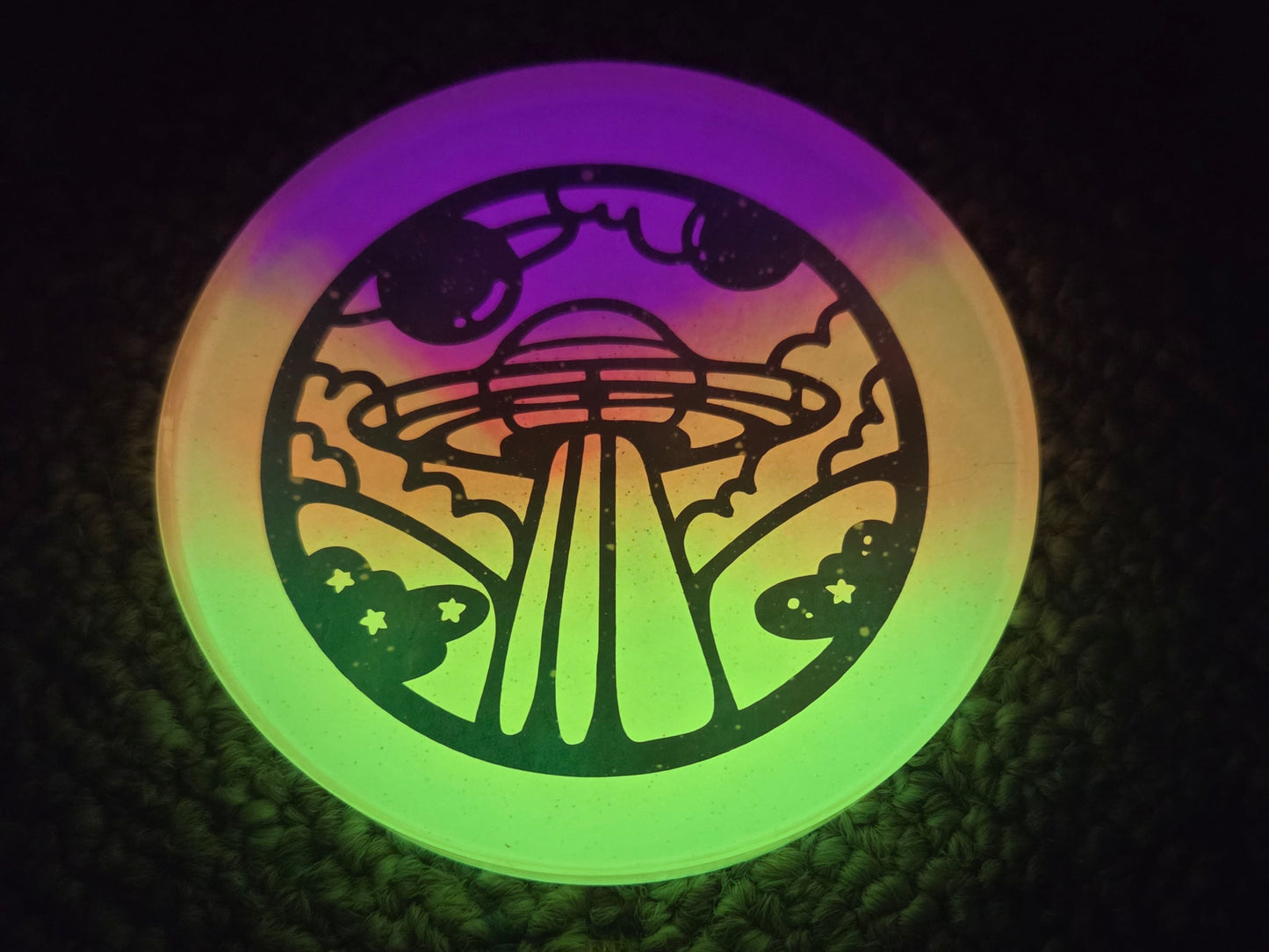 UFO Sunburst / Glow in the Dark / Mini