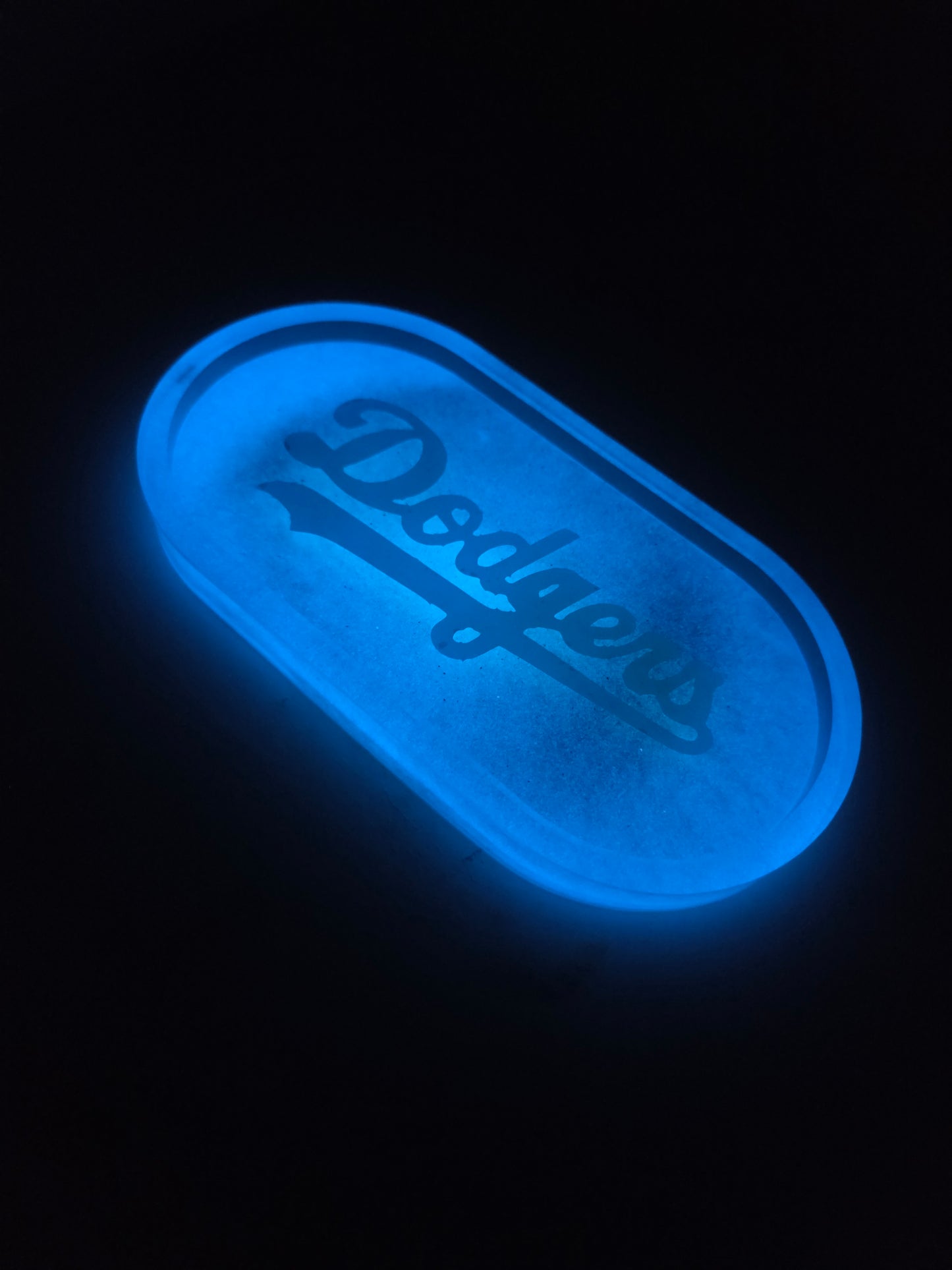 Dodger Blue Glow in the Dark Tray