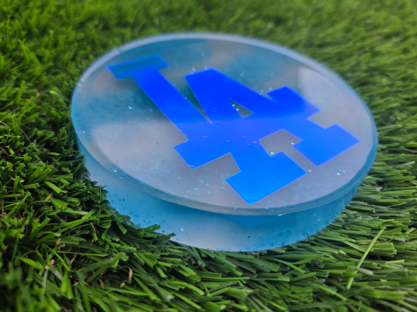 Striped LA Dodgers Super Glow Large Mini