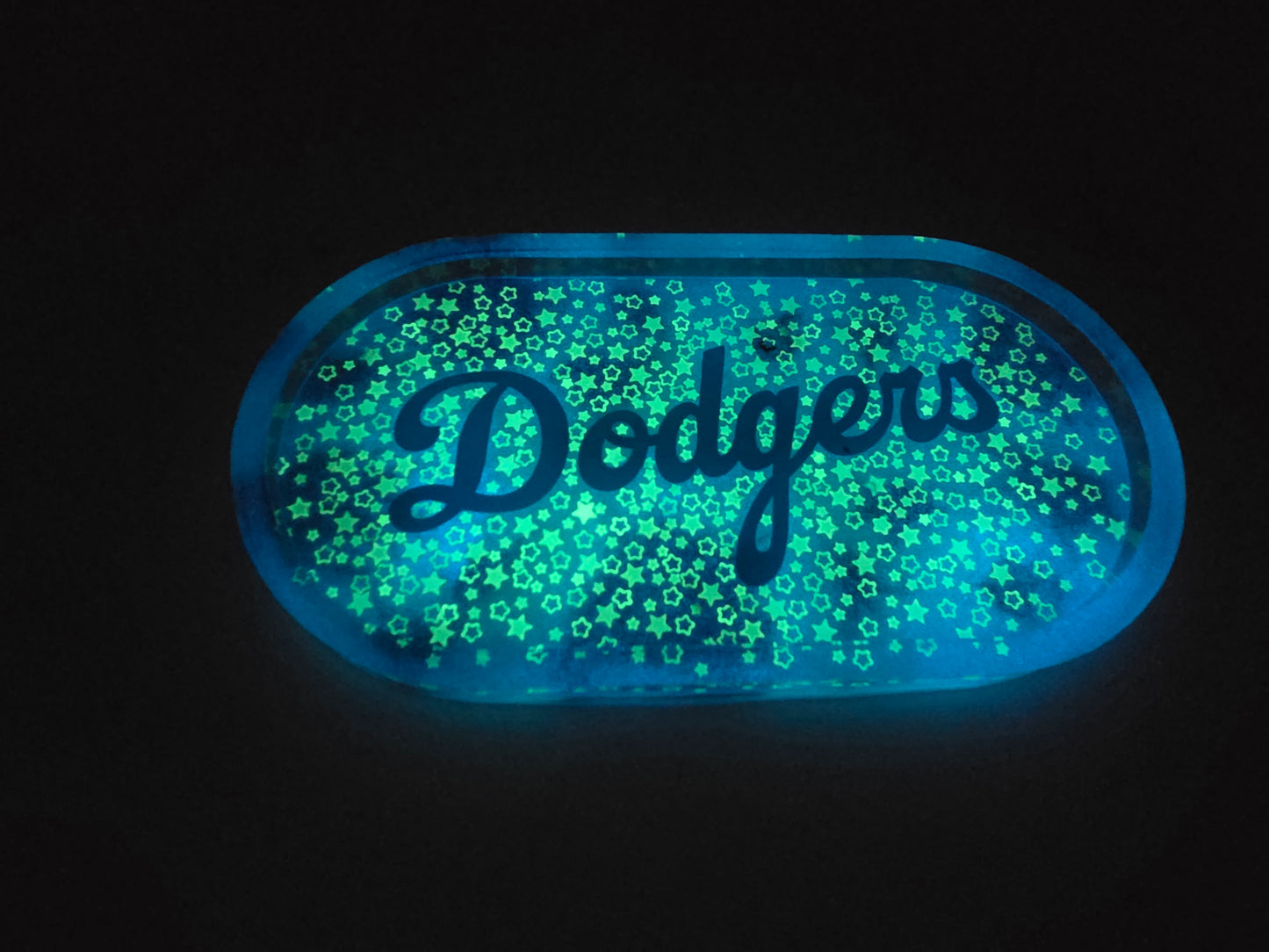 Dodgers Starry Galaxy Glow Tray