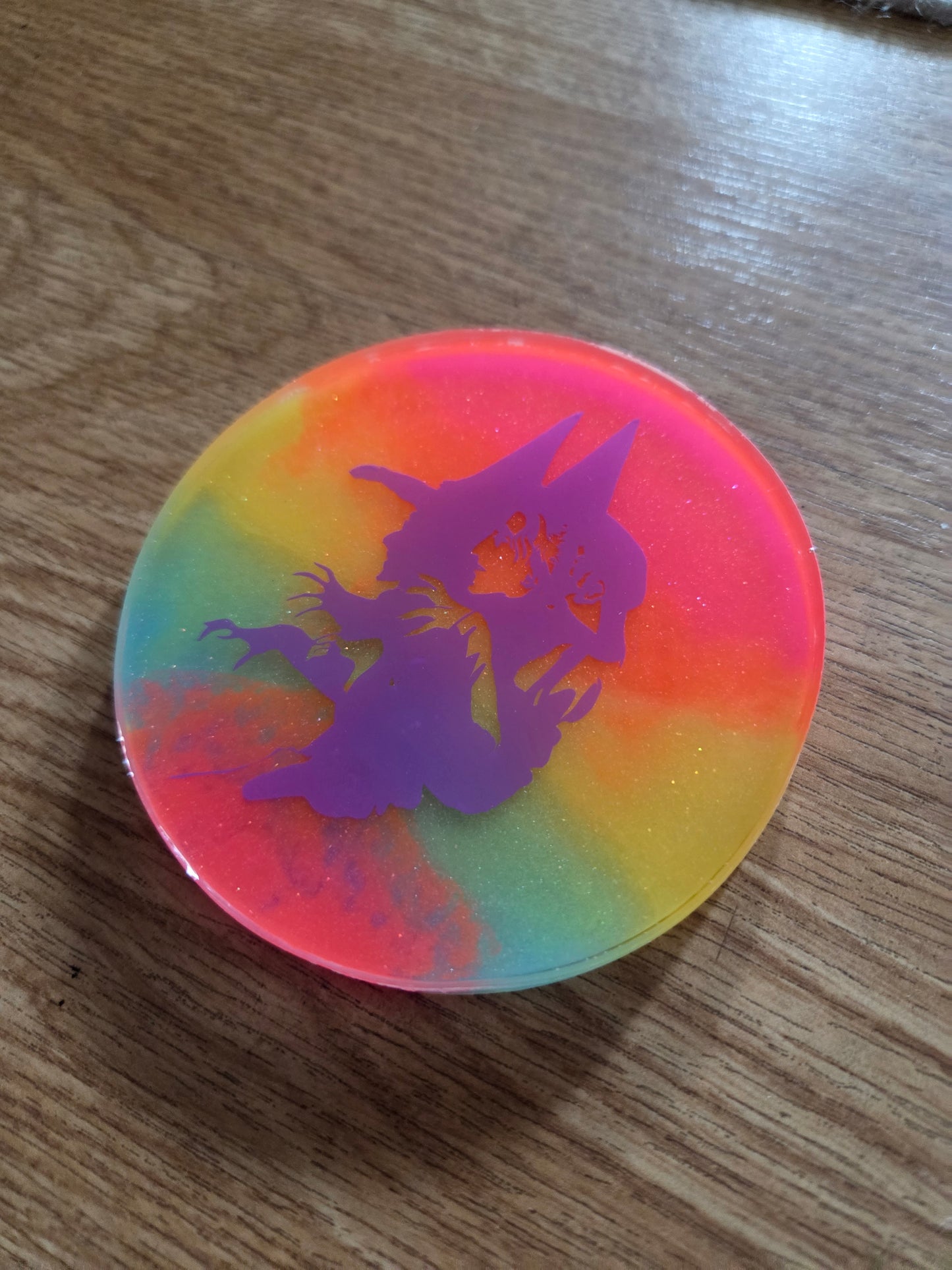 Rainbow Wicked Witch / Glow in the Dark / Coaster