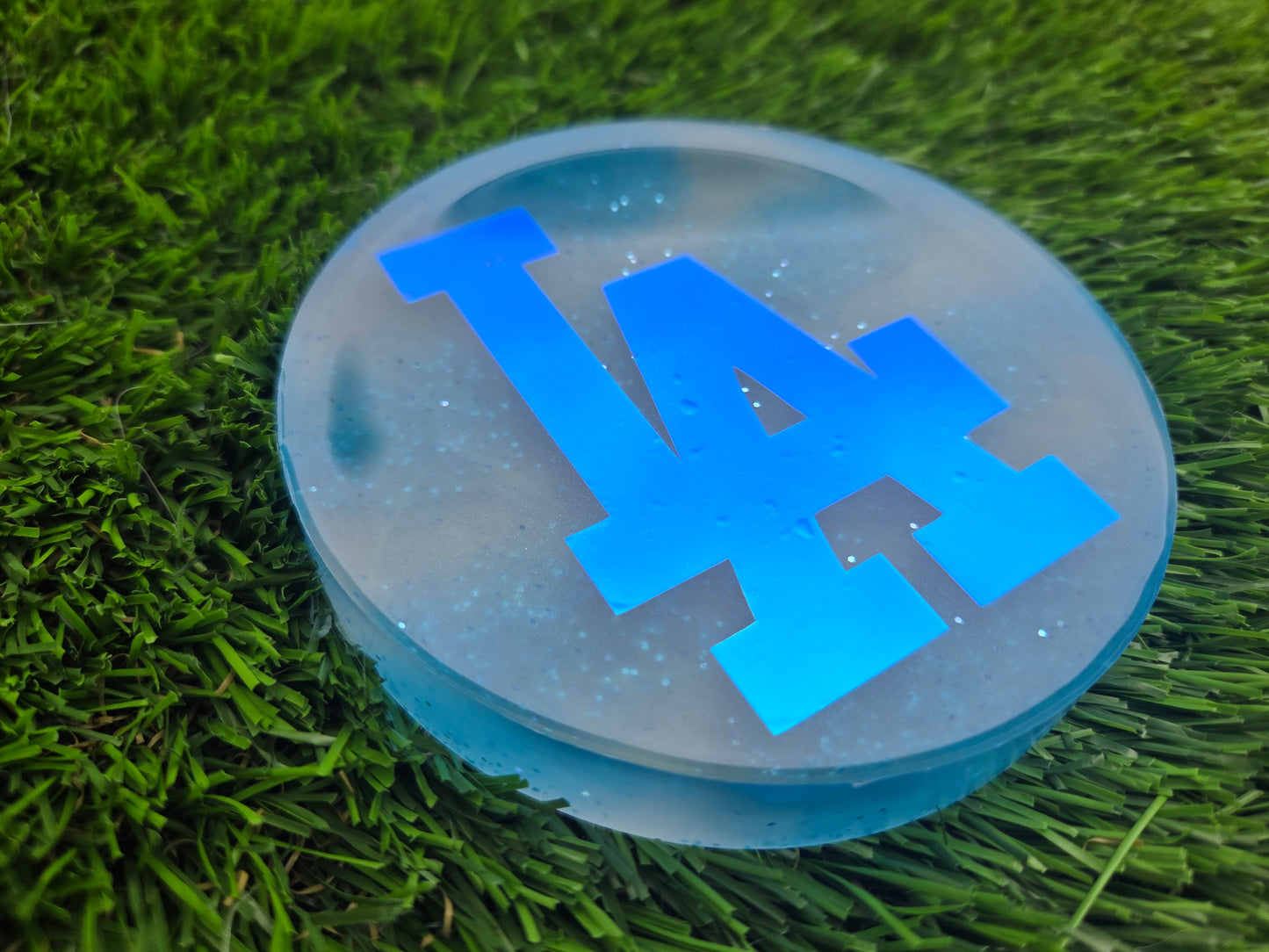 Striped LA Dodgers Super Glow Large Mini