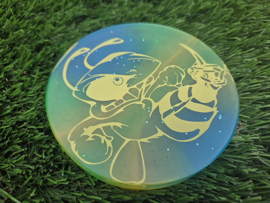 Yellow Buzz Super Glow Large Mini