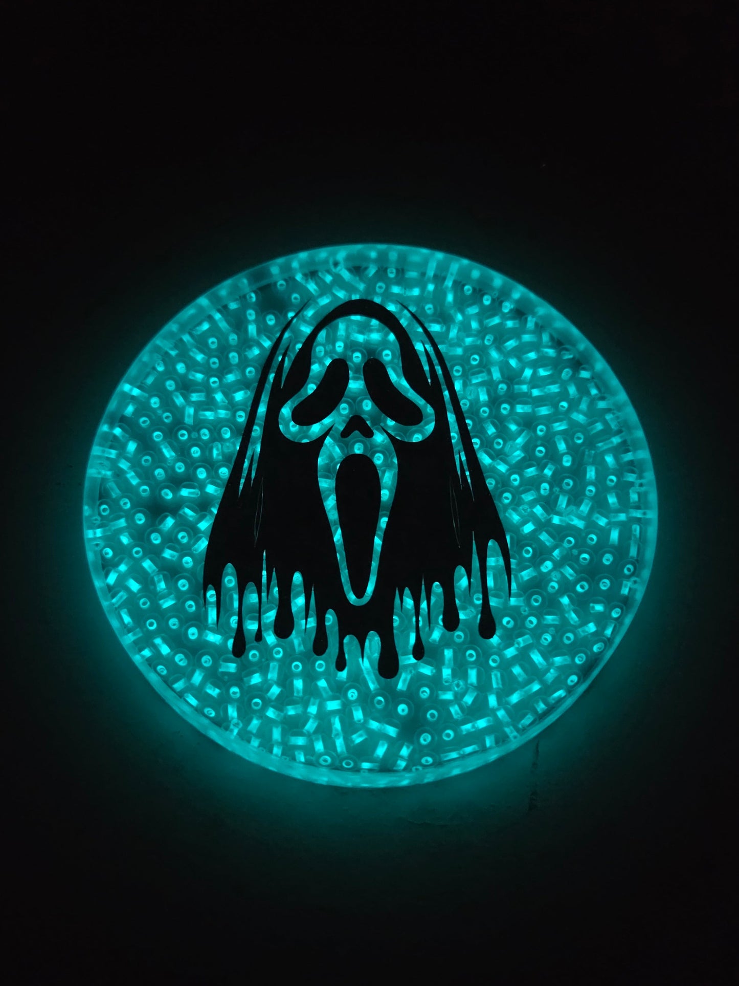 Lite Brite Ghost Face / Glow in the Dark
